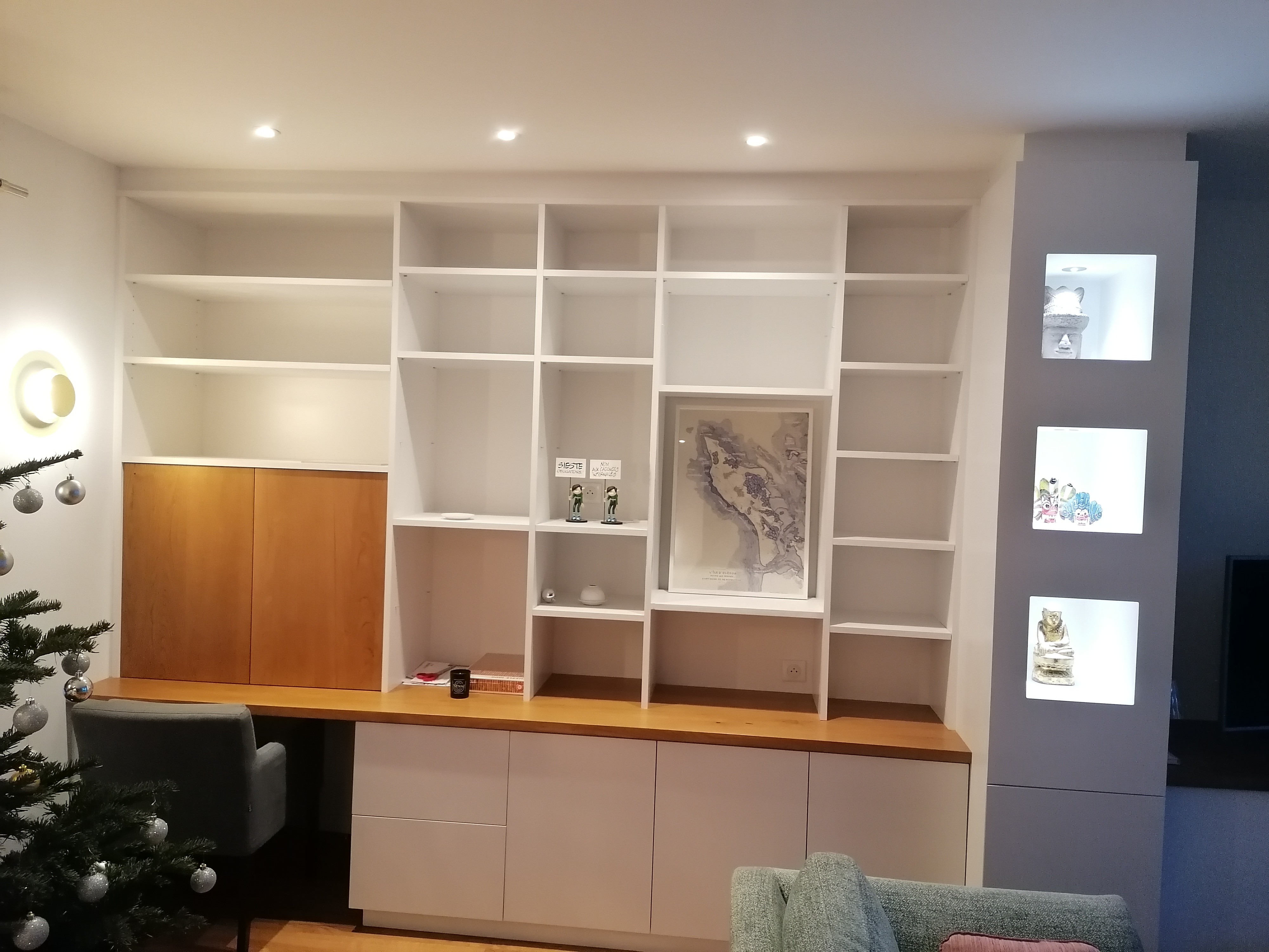 Bibliothèque détail - Atelier Cannelle