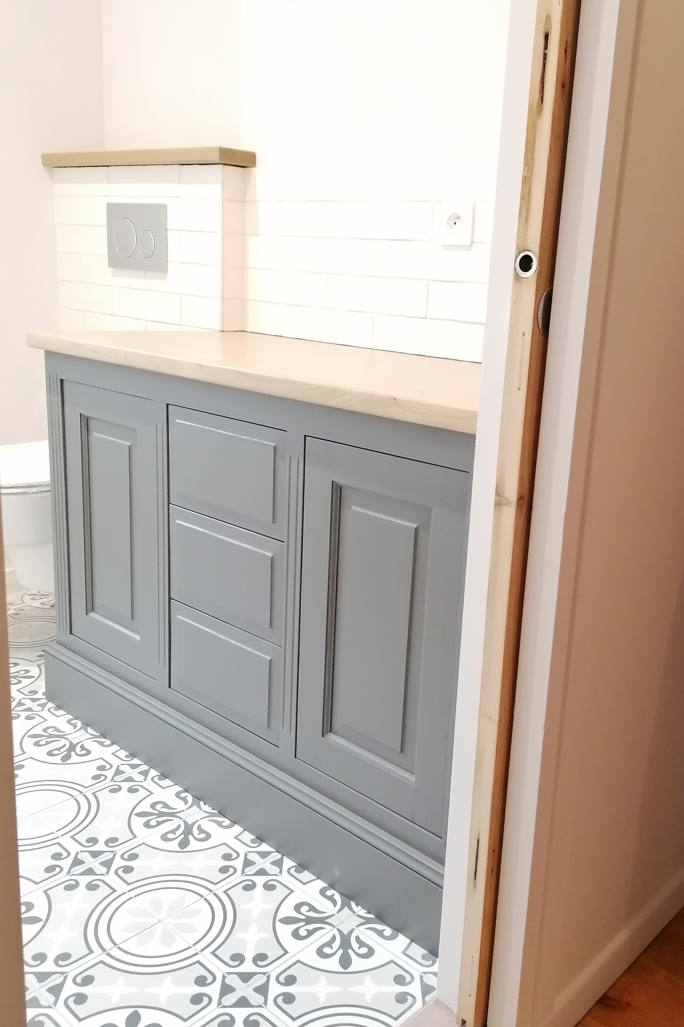 Meuble salle de bain 2  - Atelier Cannelle