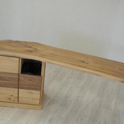 www.ateliercannelle.com - bureau noyer et chêne - Atelier Cannelle -