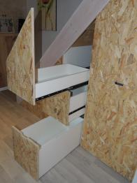 www.ateliercannelle.Com - tiroir sous escalier