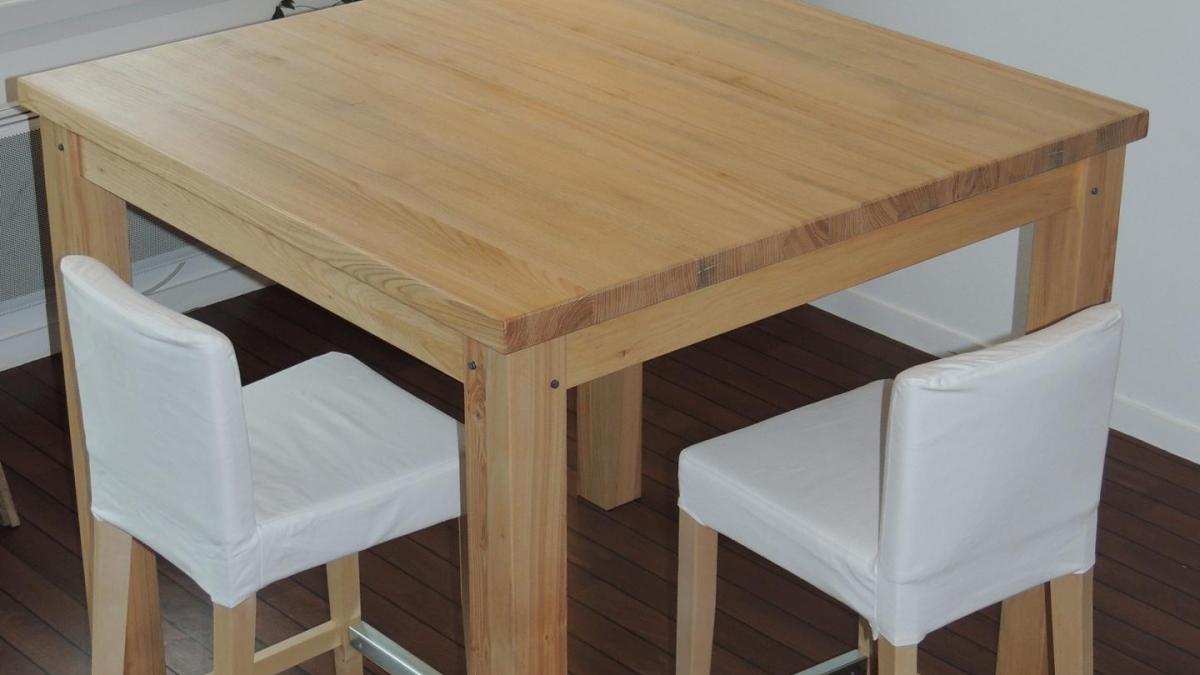 High table for Ikea chairs - www.ateliercannelle.com