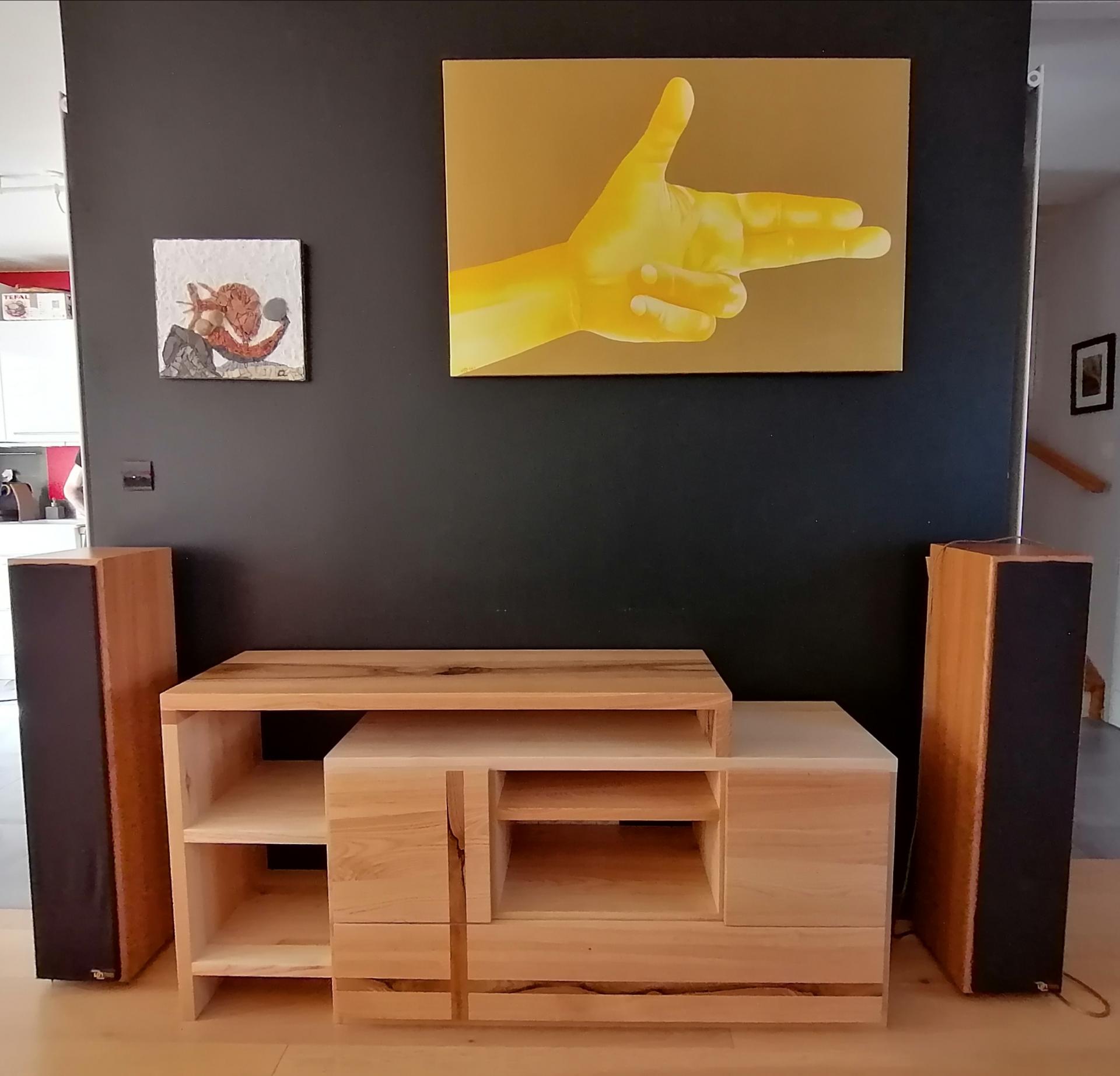 Meuble Hifi - ©Atelier Cannelle